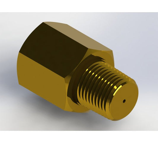 Brass Pressure Snubber NPT Pipe Adapter - Image 1