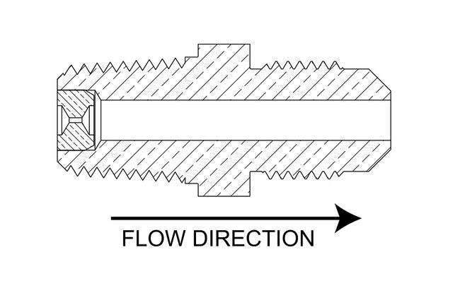 Precision Metal Orifices - JIC 37 Degree Flare Adapter - Image 3