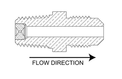 Precision Metal Orifices - JIC 37 Degree Flare Adapter - Image 3