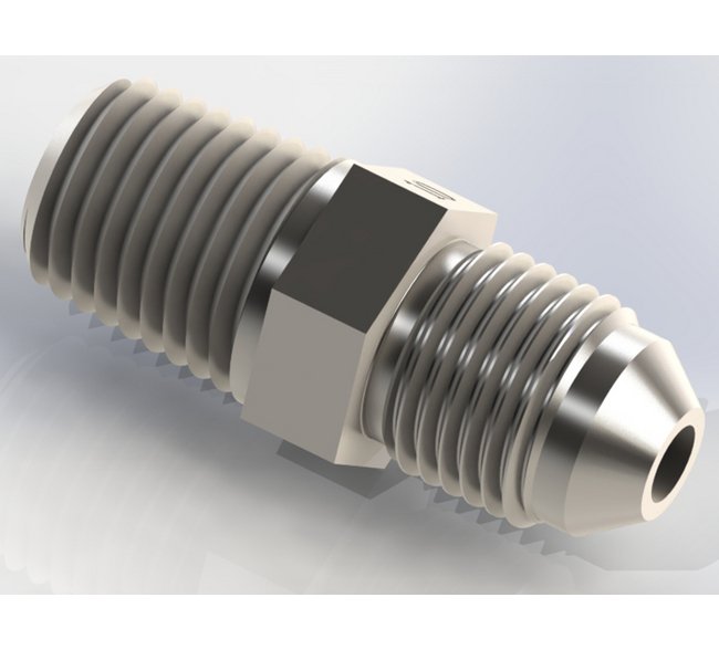 Precision Metal Orifices - JIC 37 Degree Flare Adapter - Image 1