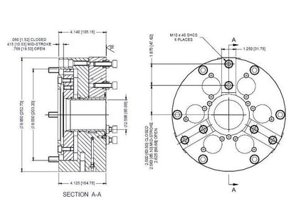 PPC250D Precision Power Chuck with QC Precision Change Jaw System - Image 2