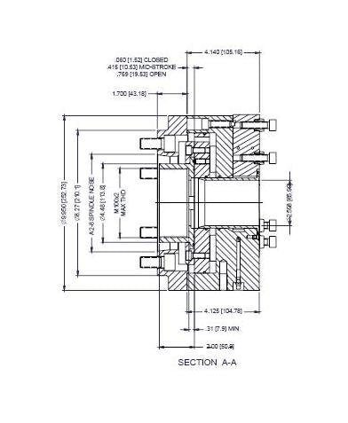 PPC250D Precision Power Chuck with QC Precision Change Jaw System - Image 4