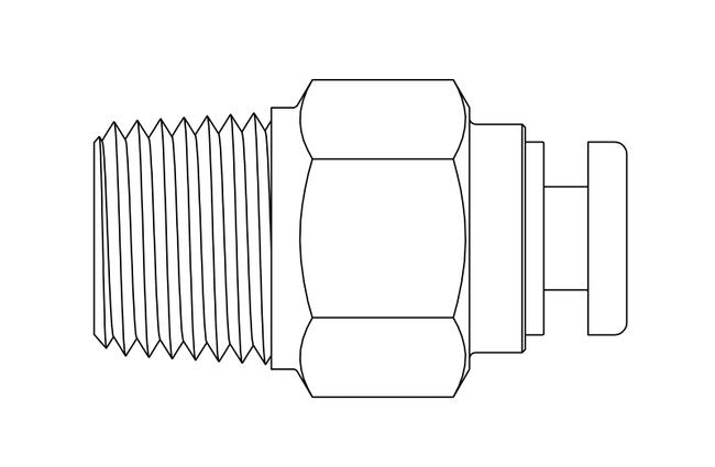 Precision Metal Orifices 1/8" NPT x Tube Adapters - Image 2