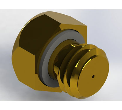 Precision Metal Orifice Assembly - Type QS, 10-32 UNF Bleed Plug - Image 1