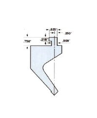 Precision 88 Degree General Purpose Press Brake Goose Neck Tooling Punch