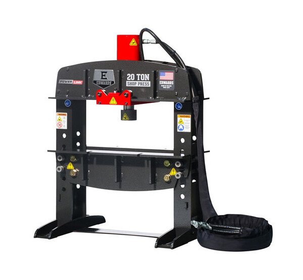 Edwards 20 Ton Power Link Shop Press with Hydraulic Assist - Image 4