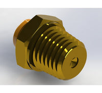 Metal Orifice Tube Adapters, 1/4" NPT x 3/16" OD Tube