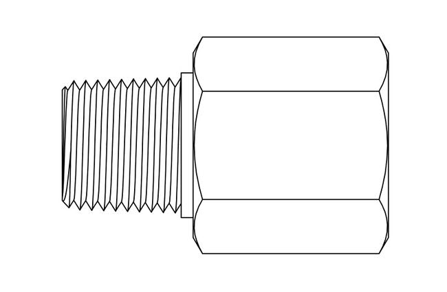 Precision Pressure Snubber - NPT Pipe Adapter - Image 2