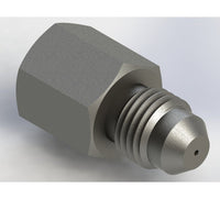 SAE 37 Degree Flare Adapter CFJ4, Precision Metal Orifice