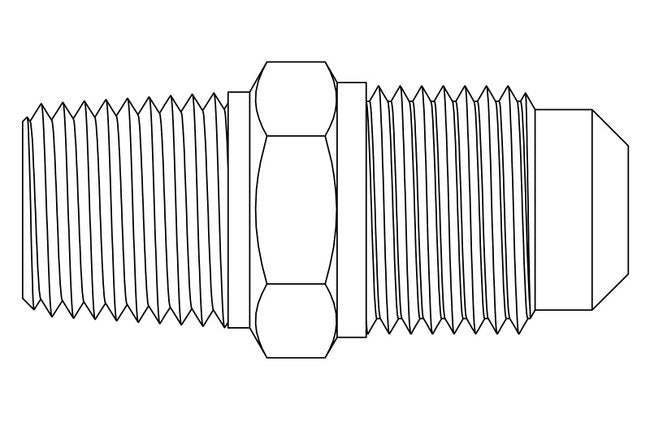SAE 45 Degree Flare Adapter Orifice - Image 2