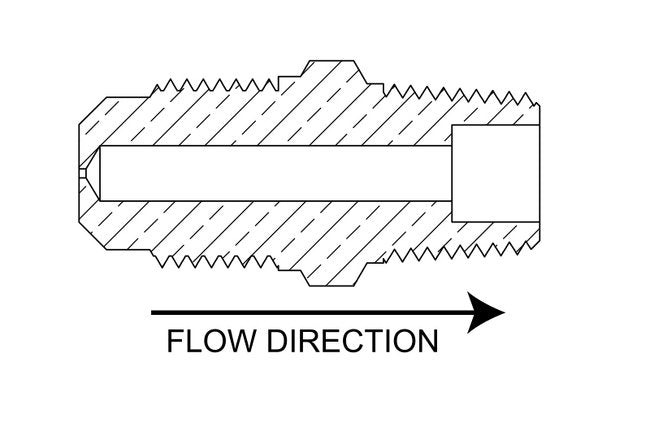 SAE 45 Degree Flare Adapter Orifice - Image 3