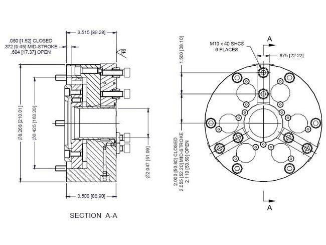 PPC210D Precision Power Chuck Models - 3 Jaw & 2 Jaw - Image 2