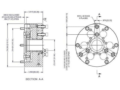PPC210D Precision Power Chuck Models - 3 Jaw & 2 Jaw - Image 2