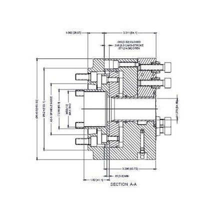 PPC165D Precision Power Chuck Models - 3 Jaw & 2 Jaw - Image 3