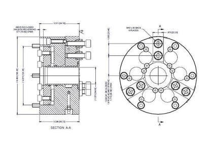 PPC165D Precision Power Chuck Models - 3 Jaw & 2 Jaw - Image 4