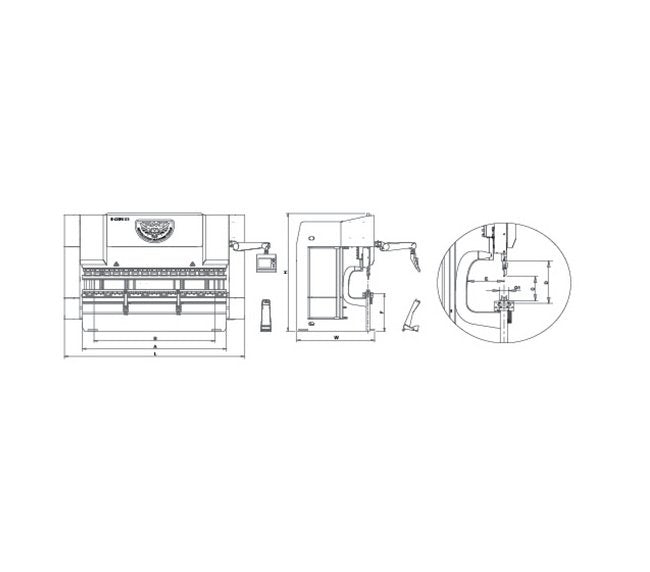 RMT B-GENIUS 14-550 CNC Press Brake - 500 Ton - Image 2