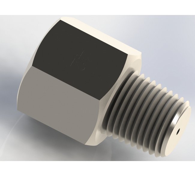 Precision Pressure Snubber NPT Pipe Adapter - Image 1