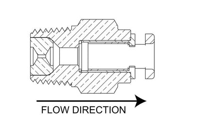 Precision Metal Orifice Tube Adapters, 1/8" NPT x Tube - Image 3
