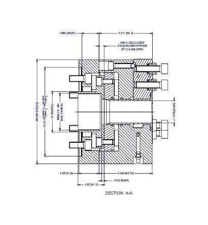 PPC165D Precision Power Chuck Models - 165mm Chuck Diameter - Image 2