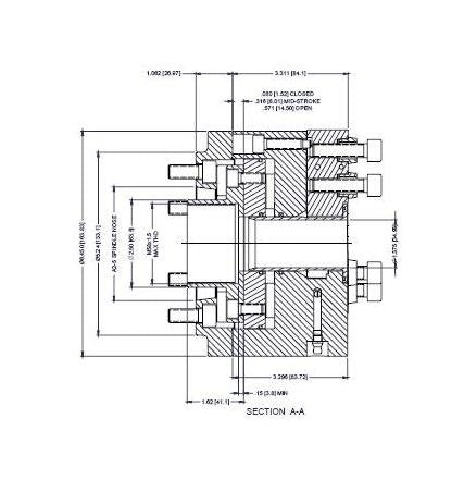 PPC165D Precision Power Chuck Models - 165mm Chuck Diameter - Image 3