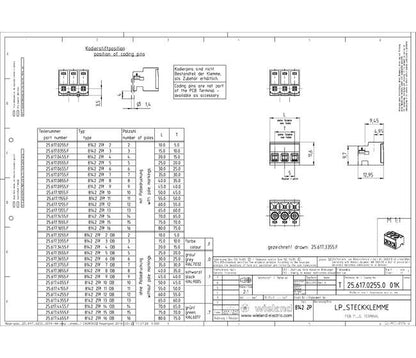 Wieland 8142 ZP/2 Pluggable PCB Terminal Block - Image 3