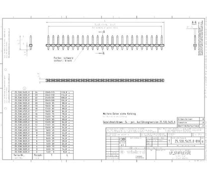 Wieland PCB Pin Header 8142/3, 5mm Modular Spacing - Image 3