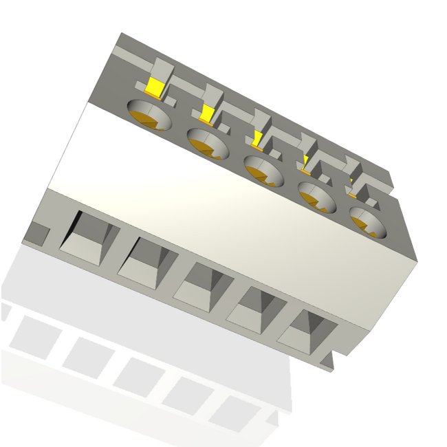 Wieland LPST 1/5 PCB Edge Connector with Screw Connection - Image 1
