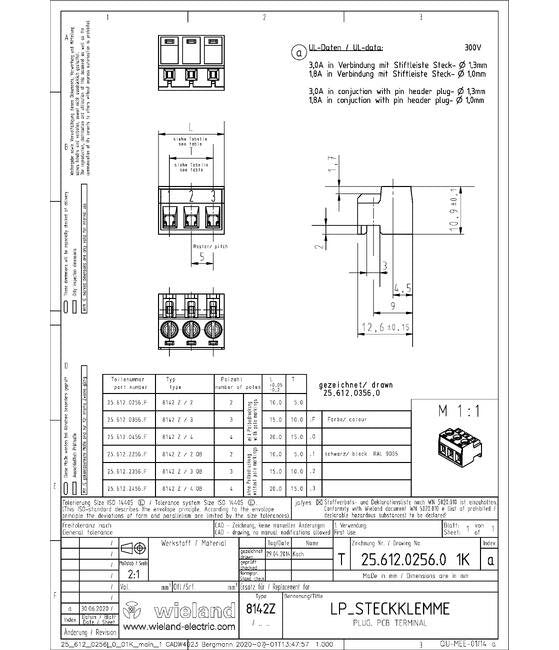 Wieland 8142 Z/4 OB PCB Terminal Block - Image 2
