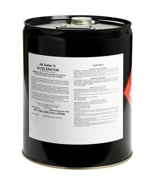 ARON ALPHA Setter H - Cyanoacrylate Accelerator 5 Gallon - Image 1