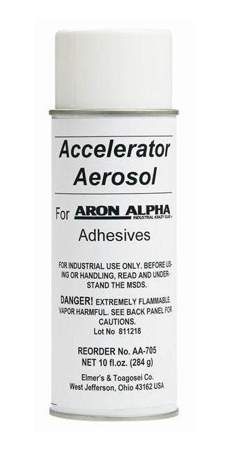 ARON ALPHA Cyanoacrylate Aerosol Accelerator 10oz - Pack of 12 - Image 1
