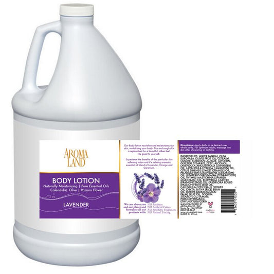 AromalandÂ® Lavender Hand & Body Lotion - 1 Gallon - Image 1