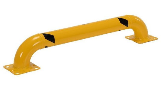 Low Profile Rack Guard - Yellow Powder Coat, 8-15/16" H x 48-5/8" L - Image 1