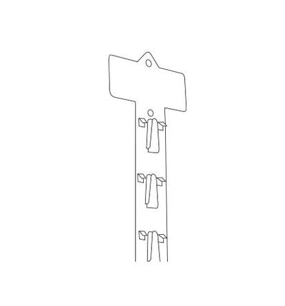 3" Header Width Quick-Strip Molded Merchandising Strip - Image 2