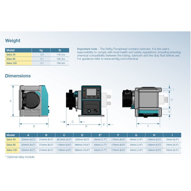 Watson-Marlow Qdos120 Peristaltic Pump with ReNu Pump Head - Image 2