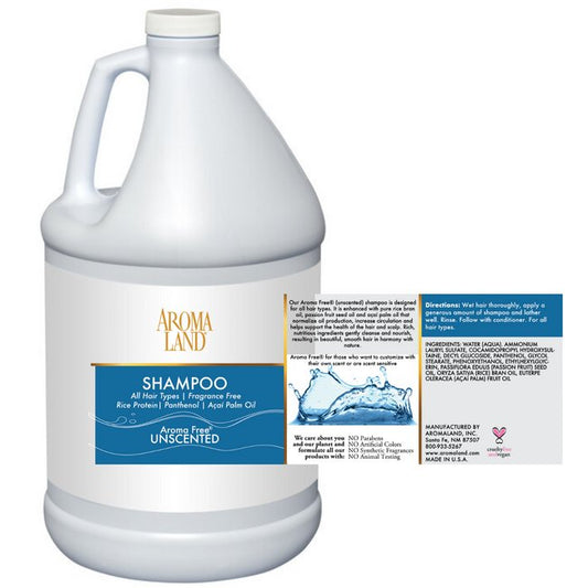 Aromaland Unscented Natural Shampoo - 1 Gallon - Image 1