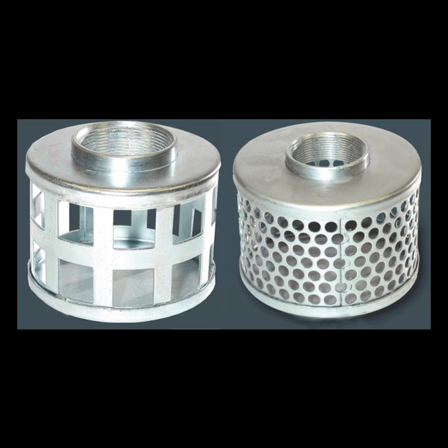 3" Plated Steel Trash Strainer Kit for BSPT Pumps - Image 1