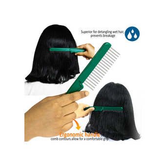 Hair Doctor Extra-Long & Wide Tooth Rotating Comb - Image 4
