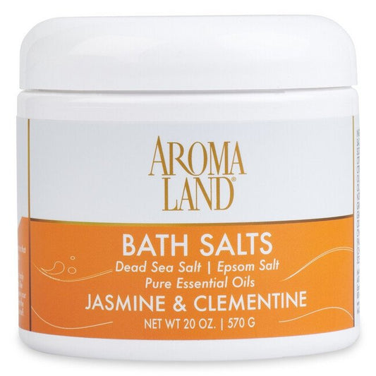 AromalandÂ® Jasmine & Clementine Bath Salt - 20 oz - Image 1