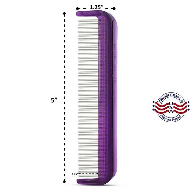 UntanglerÂ® 5 Inch Kitty Comb with Rotating Teeth - Image 4