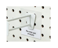 Peg Back Label Holder for Reorder Information