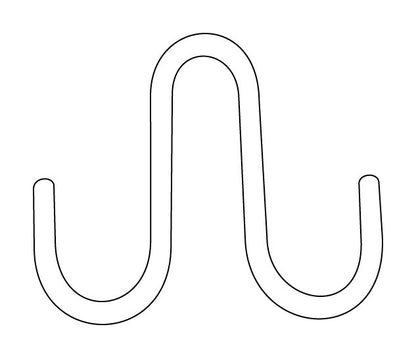 Heavy Duty Double 'S' Hook for Merchandising Strips - Image 2