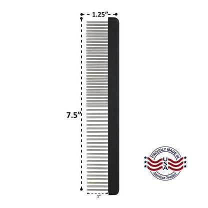 Hair Doctor Professional Stylist Comb with Rotating Stainless Steel Teeth - Image 2