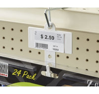 Black Two-Way Polypropylene Merchandising Strip with Header