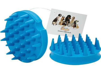 UntanglerÂ® Pet Grooming Brush with 31 Soft Fingers - Image 1