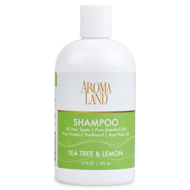 AromalandÂ® Lemon Tea Tree Natural Shampoo 12 oz - Image 1