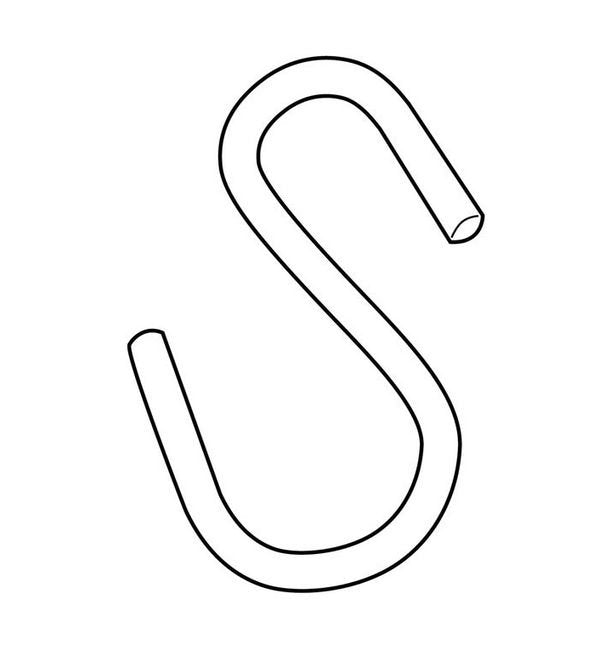 Heavy Duty Steel S Hook for Merchandising Strips - Image 2