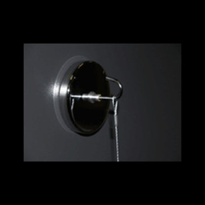 Chrome Magnetic Hook 2" Base, Ideal for Merchandising and Sign Display - Image 1