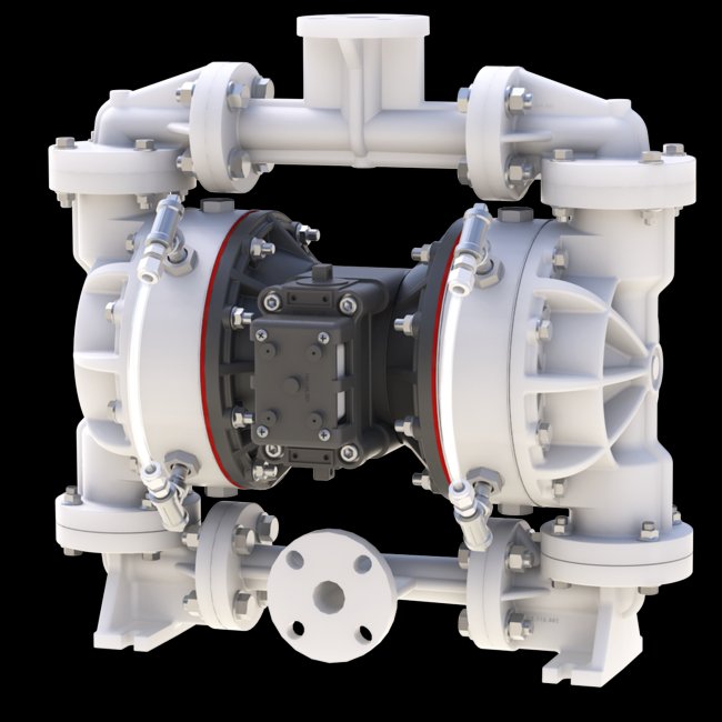 EvolutionX™ 1 Inch Non-Metallic Top Discharge Diaphragm Pump - Image 1