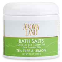 AromalandÂ® Tea Tree Lemon Bath Salt - 20 oz