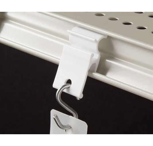 Shelf Extender Clip with 1/4" Hole - Merchandising Strip Accessories - Image 1